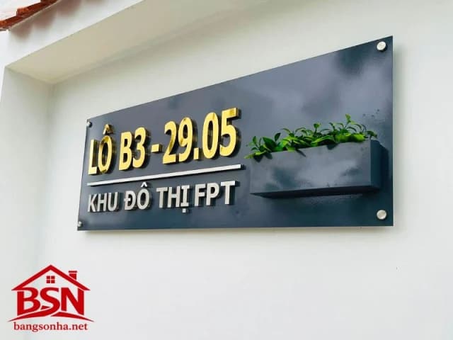 Bảng Số Nhà Biệt Thự Đẹp, Sang Trọng Và Bền