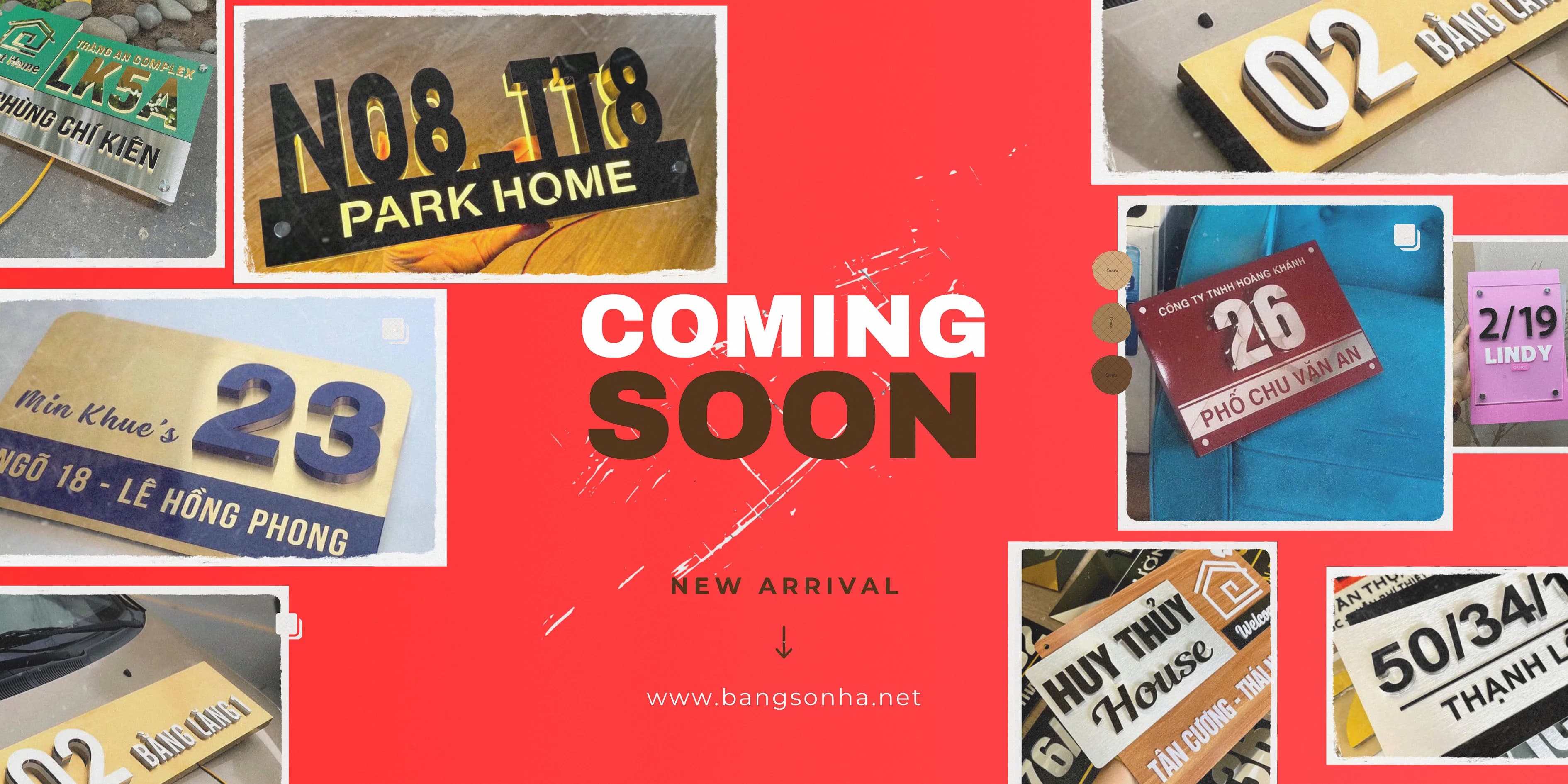 Bangsonha.Net - Chuyên làm bảng số nhà đẹp, bền, giá rẻ tại TPHCM